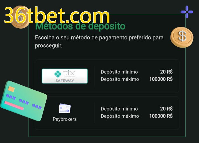 O cassino 36tbet.combet oferece uma grande variedade de métodos de pagamento